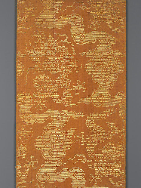 Sutra Cover with Pattern of Diagonal Bands of Clouds and Five,16x12"(A3)Poster