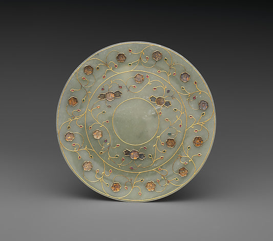 ,Jewelled plate 18th–19th cent,16x12"(A3) Poster