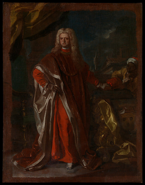 Francesco Solimena:Diego Pignatelli d'Aragona and an Enslave-16x12"(A3) Poster