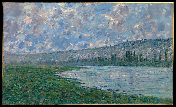 Claude Monet:The Seine at Vétheuil 1880-16x12"(A3) Poster