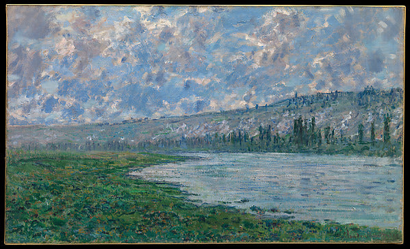 Claude Monet:The Seine at Vétheuil 1880-16x12
