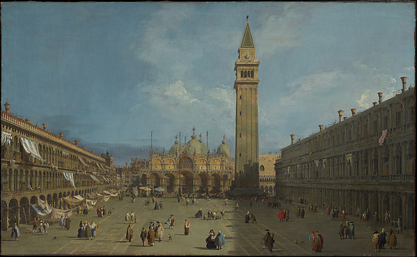Canaletto:Piazza San Marco late 1720s-16x12"(A3) Poster