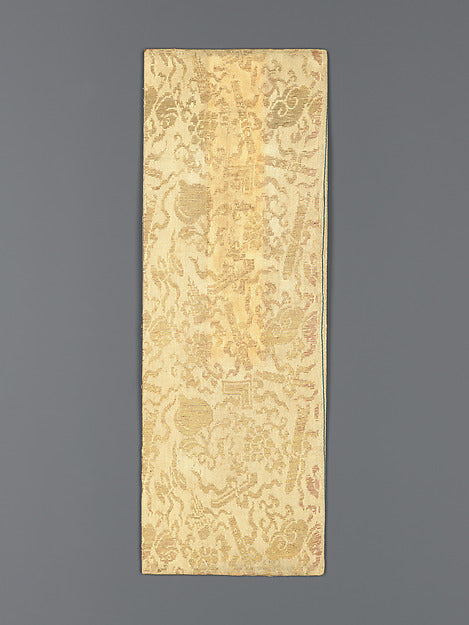 Sutra Cover with Pattern of Peaches  Flowers  and Auspicious M,16x12"(A3)Poster