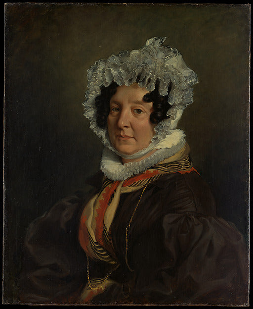 Eugène Delacroix:Madame Henri François Riesener 1835-16x12"(A3) Poster