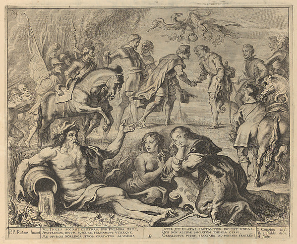Pompa Introitus Honori .. Ferdinandi Austriaci ... "  1642,  Poster Print Wall Art
