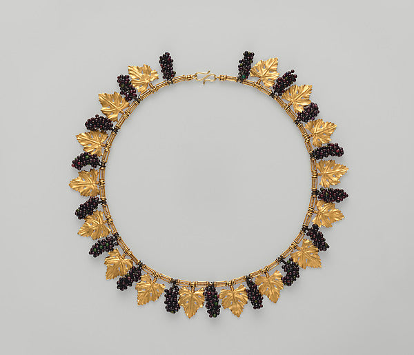 :Archaeological revival necklace c1880-16x12"(A3) Poster