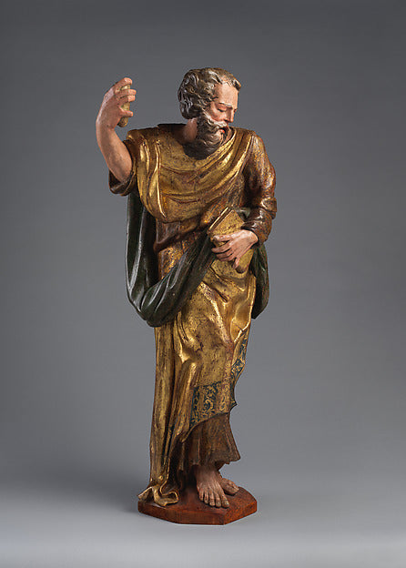Alonso Berruguete 1486–1561 Toledo):Apostle or Saint c1520s-16x12"(A3) Poster