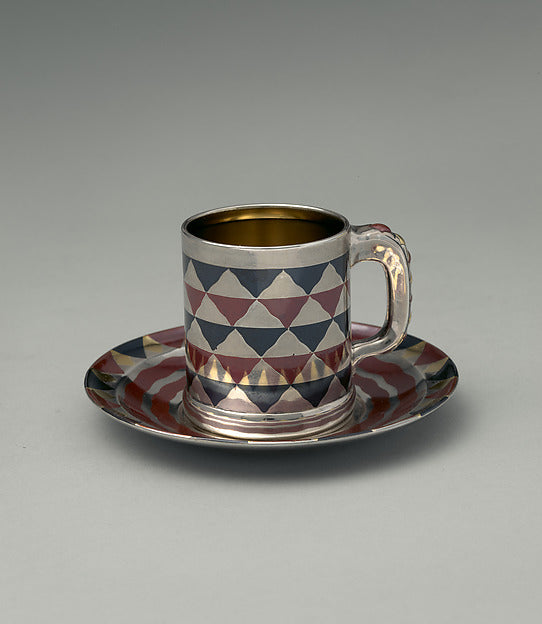 Cup and saucer c1890 Tiffany & Co.,  Poster Print