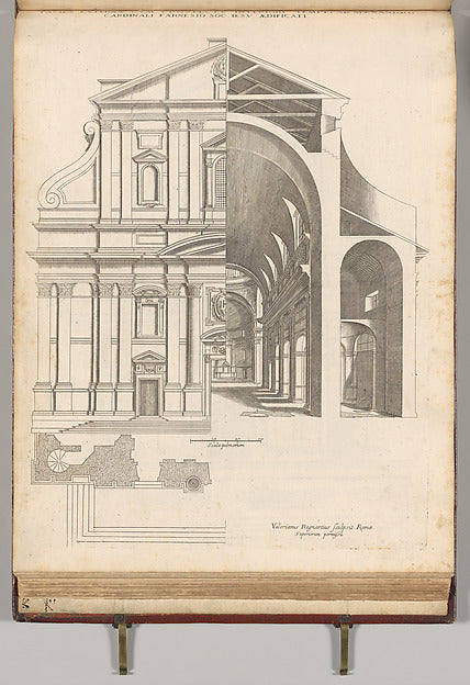 Compendium of several print series of architecture  gardens an, Poster Print