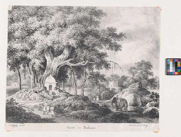 Sir Charles D'Oyly , Murshidabad 1781–1845 Florence):View in-16x12"(A3) Poster