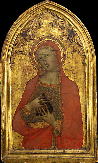 Bartolo di Fredi:Saint Mary Magdalen mid-14th century-16x12"(A3) Poster