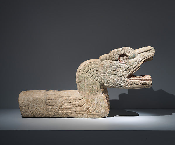 :Plumed Serpent Sculpture A.D. 800–1250-16x12"(A3) Poster