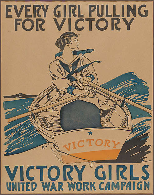 Edward Penfield:Victory Girls c1918-16x12"(A3) Poster
