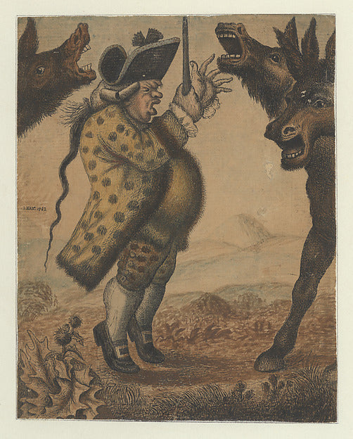 Mr. Alexander Campbell  Organist  Conducting Three Braying Ass,  Poster Print Wall Art