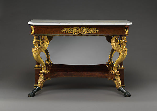 Pier Table 1815–19 Charles-Honoré Lannuier,  Poster Print