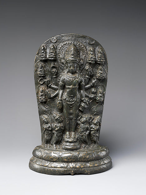 :Candi Jago Plaque of the Bodhisattva Amoghapasa late 13th c-16x12"(A3) Poster