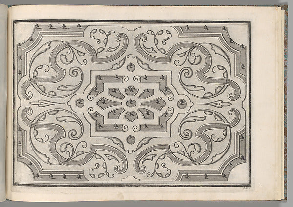 Gartten Parterres 1697–1705-, Poster Print