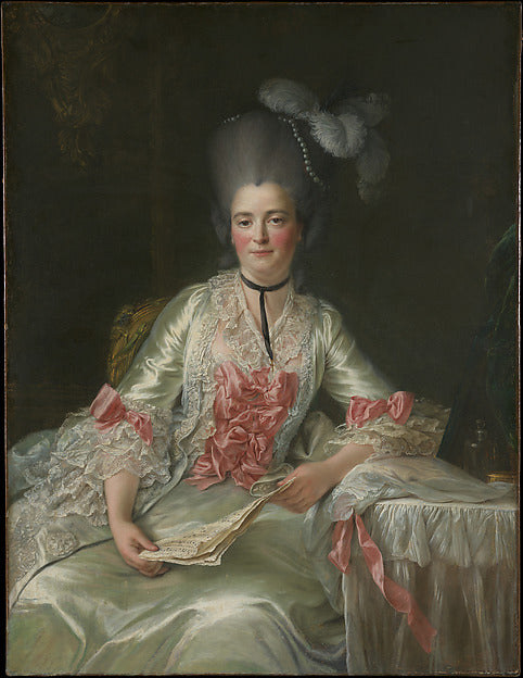 François Hubert Drouais:Marie Rinteau called Mademoiselle de-16x12"(A3) Poster