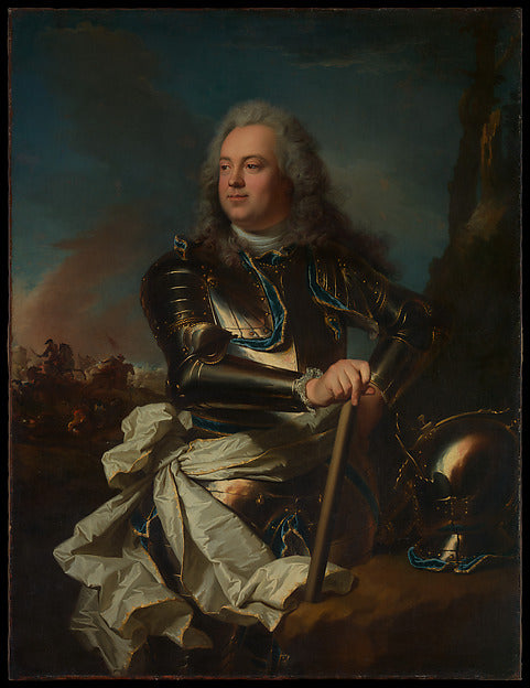 Hyacinthe Rigaud:Portrait of a Military Officer c1710-16x12"(A3) Poster