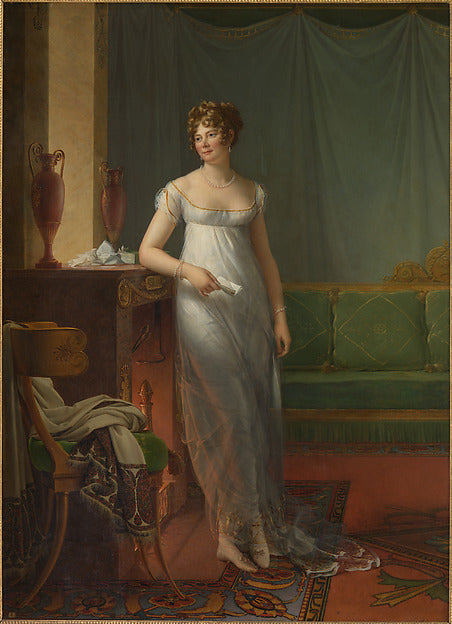 baron François Gérard:Madame Charles Maurice de Talleyrand P-16x12"(A3) Poster