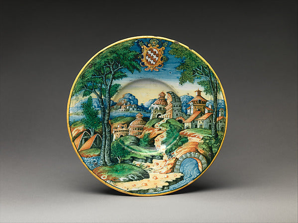 probably workshop of Guido Durantino:Plate c1550–60-16x12"(A3) Poster