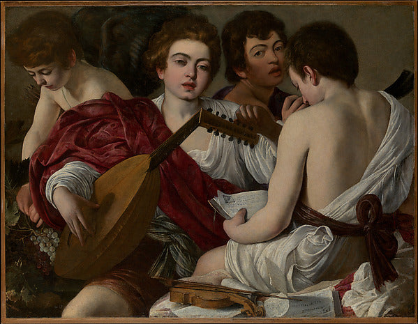 Caravaggio:The Musicians 1597-16x12"(A3) Poster