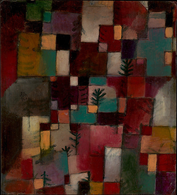 Paul Klee , Münchenbuchsee 1879–1940 Muralto-Locarno) - Redgre, Poster Print Wall Art