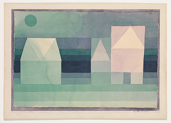 Paul Klee , Münchenbuchsee 1879–1940 Muralto-Locarno):Three -16x12