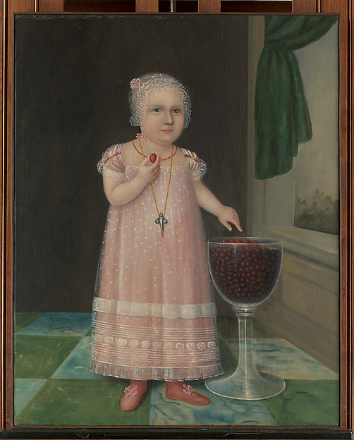 Joshua Johnson:Emma Van Name c1805-16x12"(A3) Poster