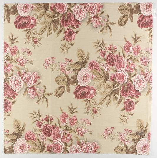 :Textile sample mid-20th century-16x12"(A3) Poster