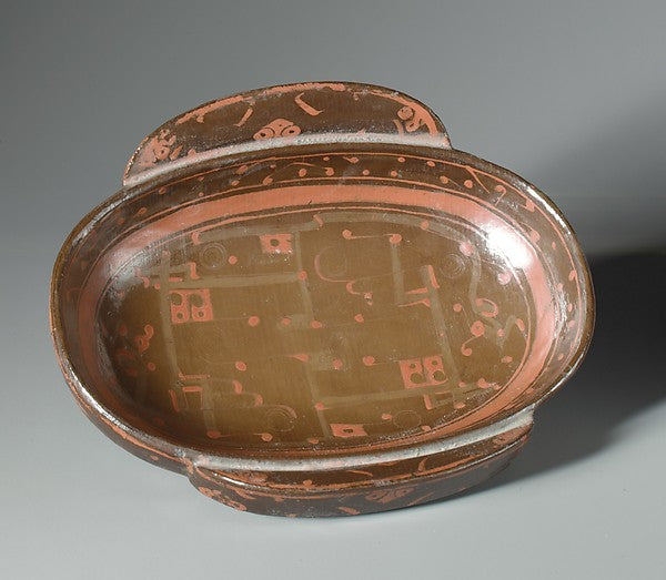 Winged Cup with Geometric Designs 3rd cent B.C.,Classic Ming China Image,  Poster Print Wall Art