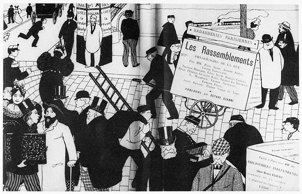 Baudauderies Parisiennes -  Les Rassemblements 1896-,  Poster Print Wall Art