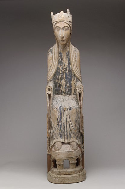 :Enthroned Virgin c1175–1200-16x12