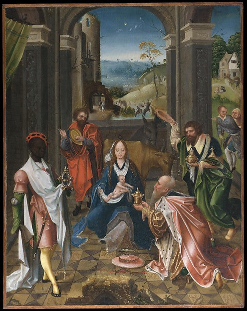 Netherlandish Painter:The Adoration of the Magi -16x12"(A3) Poster