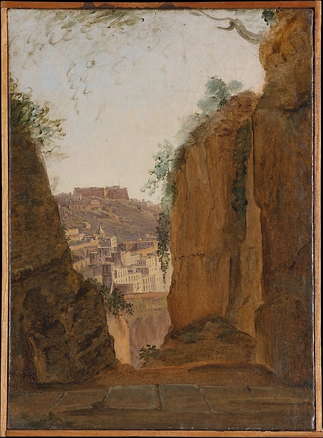 Franz Ludwig Catel:Virgil's Tomb Naples c1818-16x12"(A3) Poster