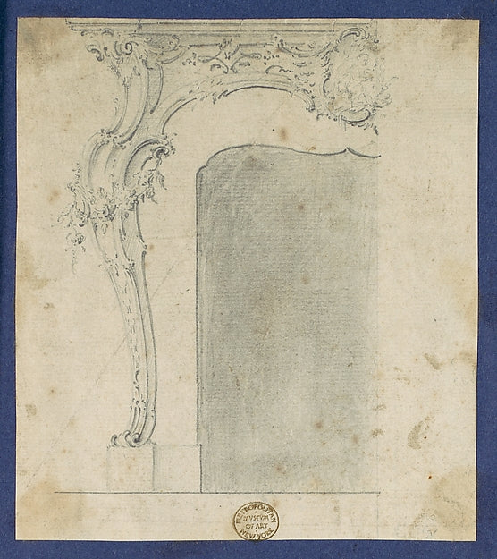 Chimneypiece  in Chippendale Drawings  Vol. I c1753–62-Thomas ,16x12