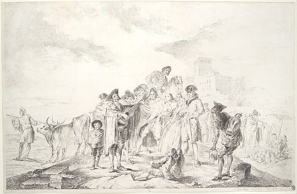 The blind guitarist  c1778-Goya ,  Poster Print Wall Art