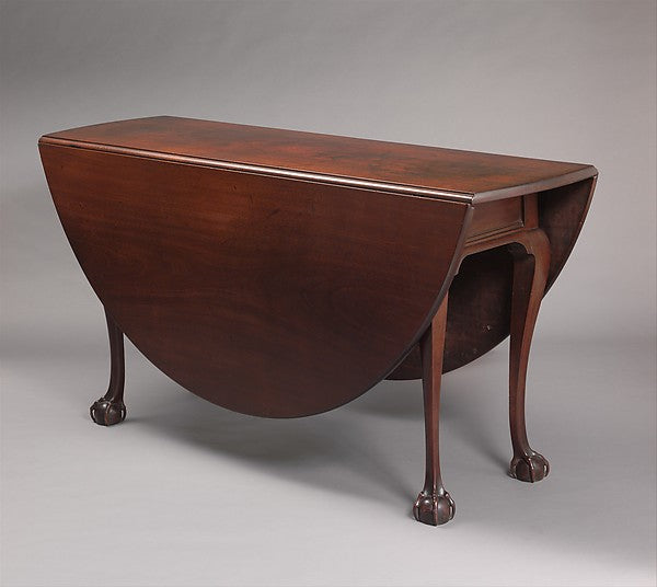 Drop-leaf dining table 1756 John Townsend,  Poster Print Wall Art