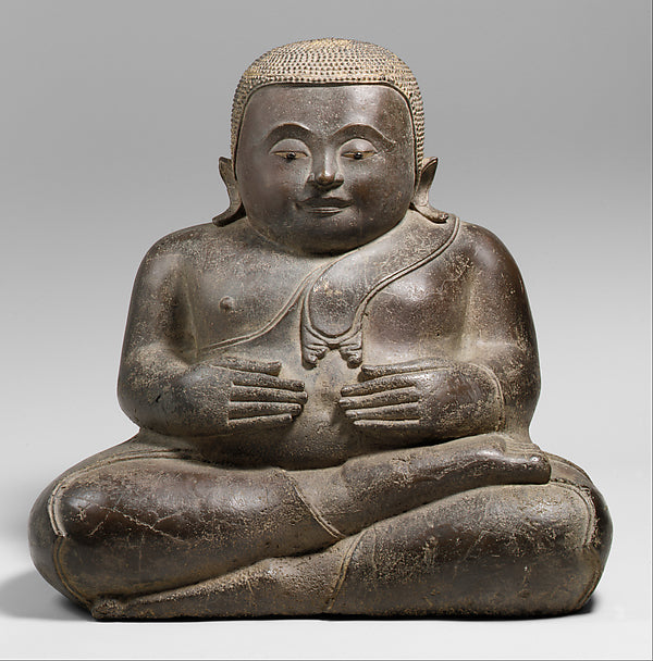 The Buddhist Disciple Phra Sankachai clate 17th cent,  Poster Print Wall Art