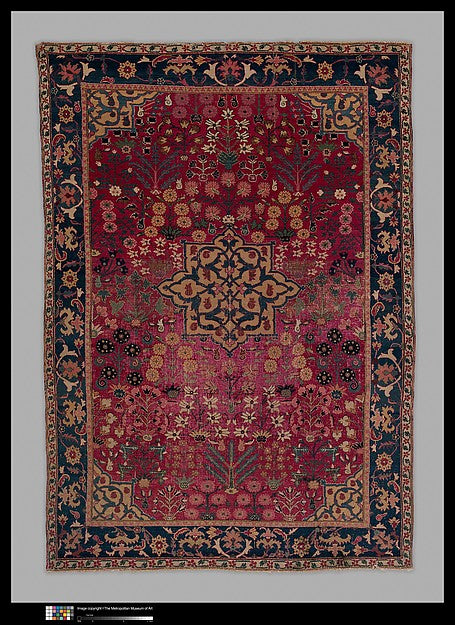:Vase Carpet 17th century-16x12"(A3) Poster