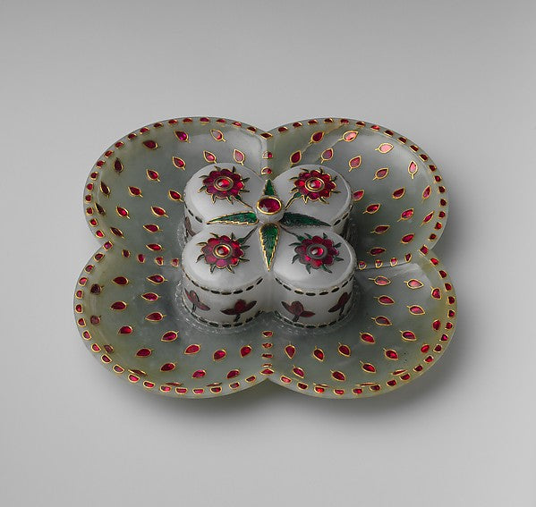 ,Box with tray 18th–19th cent,16x12