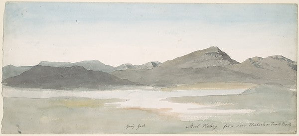 Craig Goch  Moel Hebog  North Wales c1802-Cornelius Varley, Poster Print