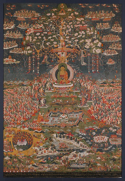 Amitabha  the Buddha of the Western Pure Land  c1700,16x12