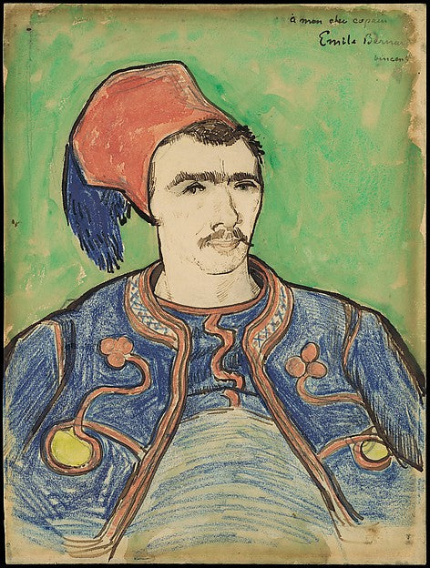 The Zouave cJune 20, 1888-Vincent van Gogh,16x12"(A3) Poster