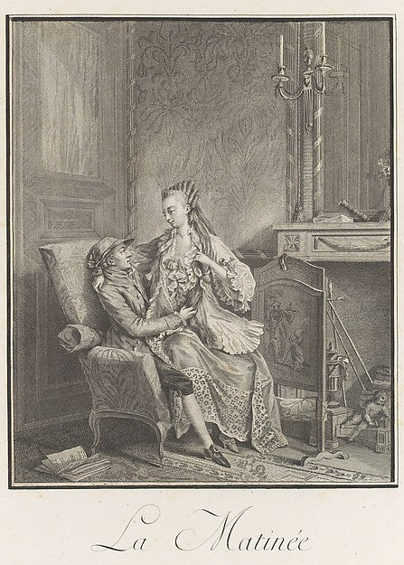 La Matinée  after 1789-After Sigmond Freudeberg,Louis Bosse,  Poster Print Wall Art