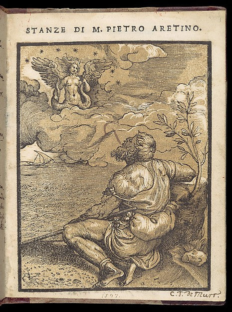 Stanze di M. Pietro Aretino January 23,1537-,  Poster Print Wall Art