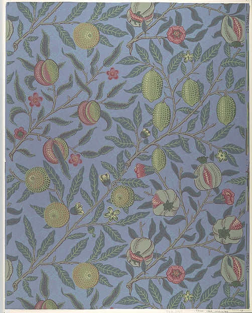 Fruit or Pomegranate designed 1865–66-,  Poster Print Wall Art
