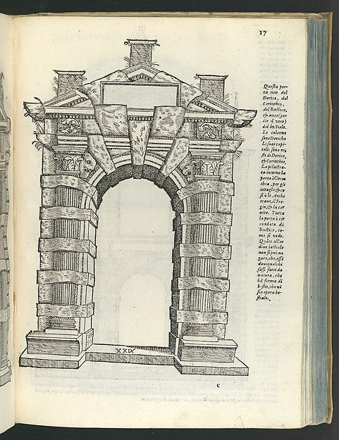 Tutte l'opere d'architettura 1584-,  Poster Print Wall Art