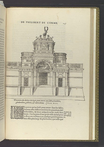 Le Premier Tome de l'Architecture 1567-, Poster Print