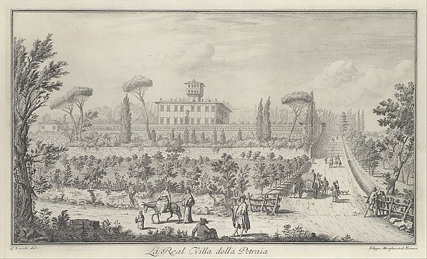 Vedute delle ville  e d'altri luoghi della Toscana 1744-,16x12"(A3)Poster